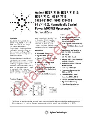 HSSR-7110 datasheet  